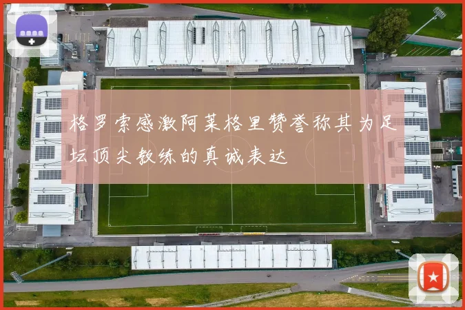格罗索感激阿莱格里赞誉称其为足坛顶尖教练的真诚表达